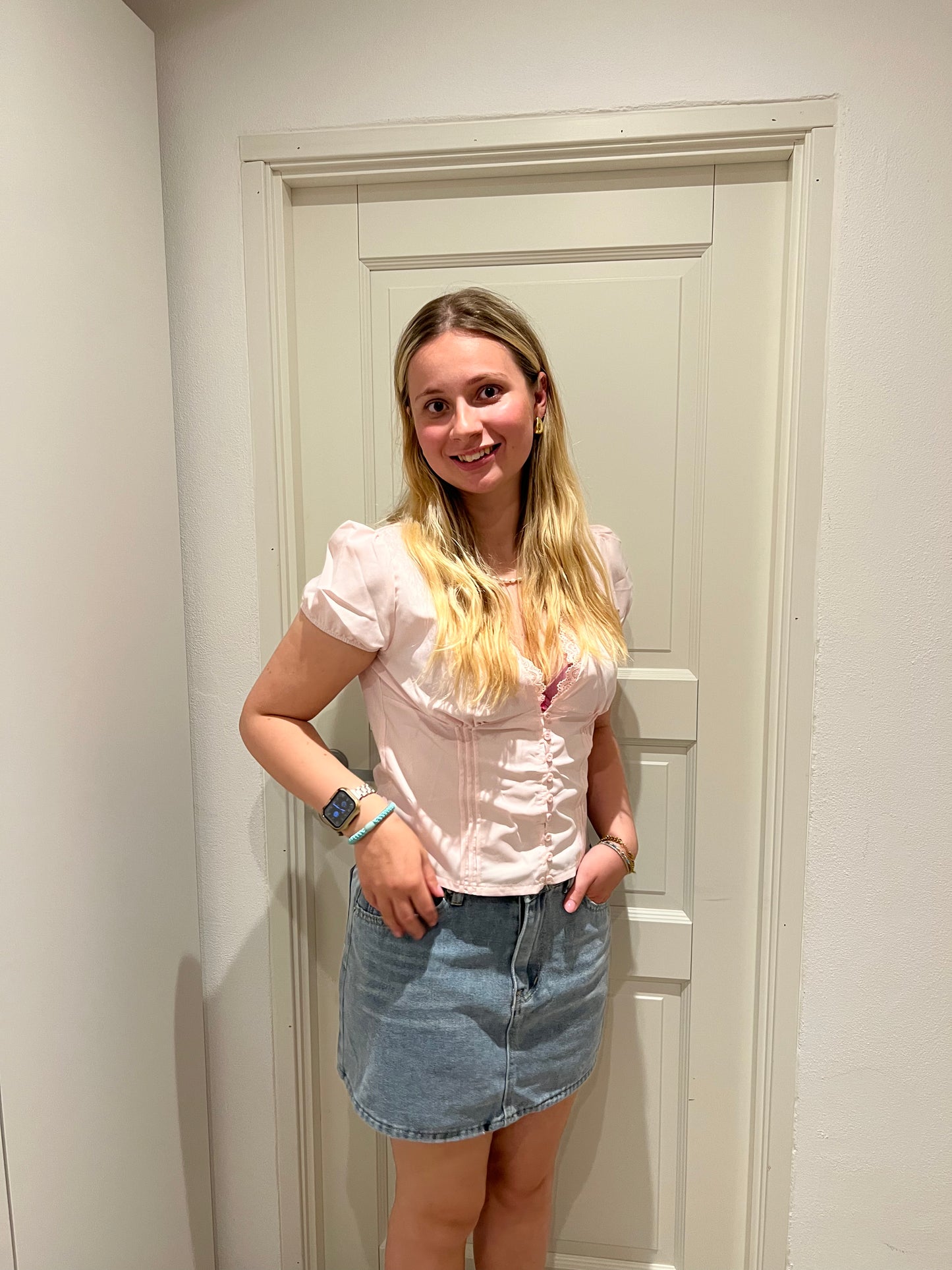 Luna Denim nederdel