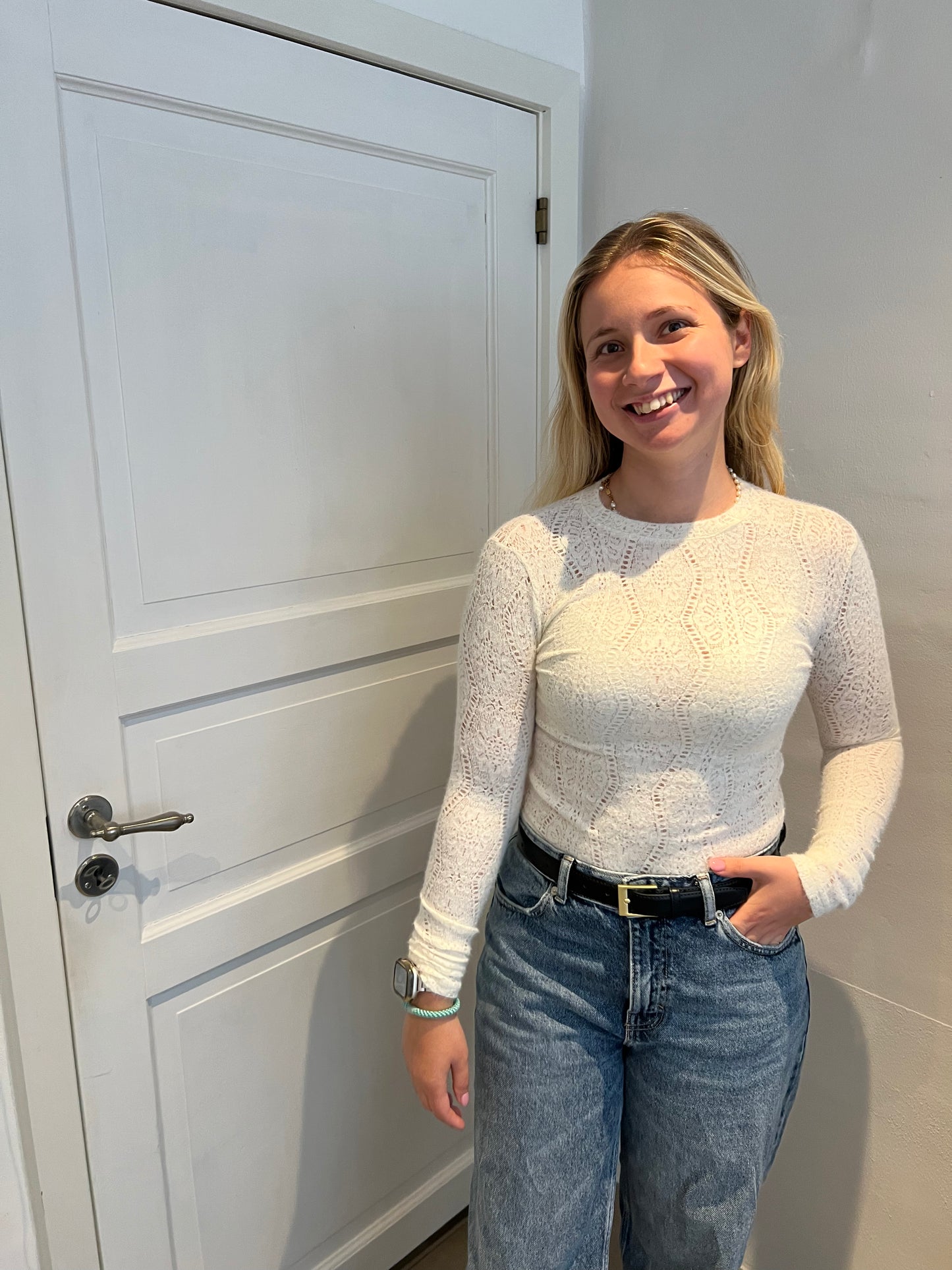 Langærmet sweater
