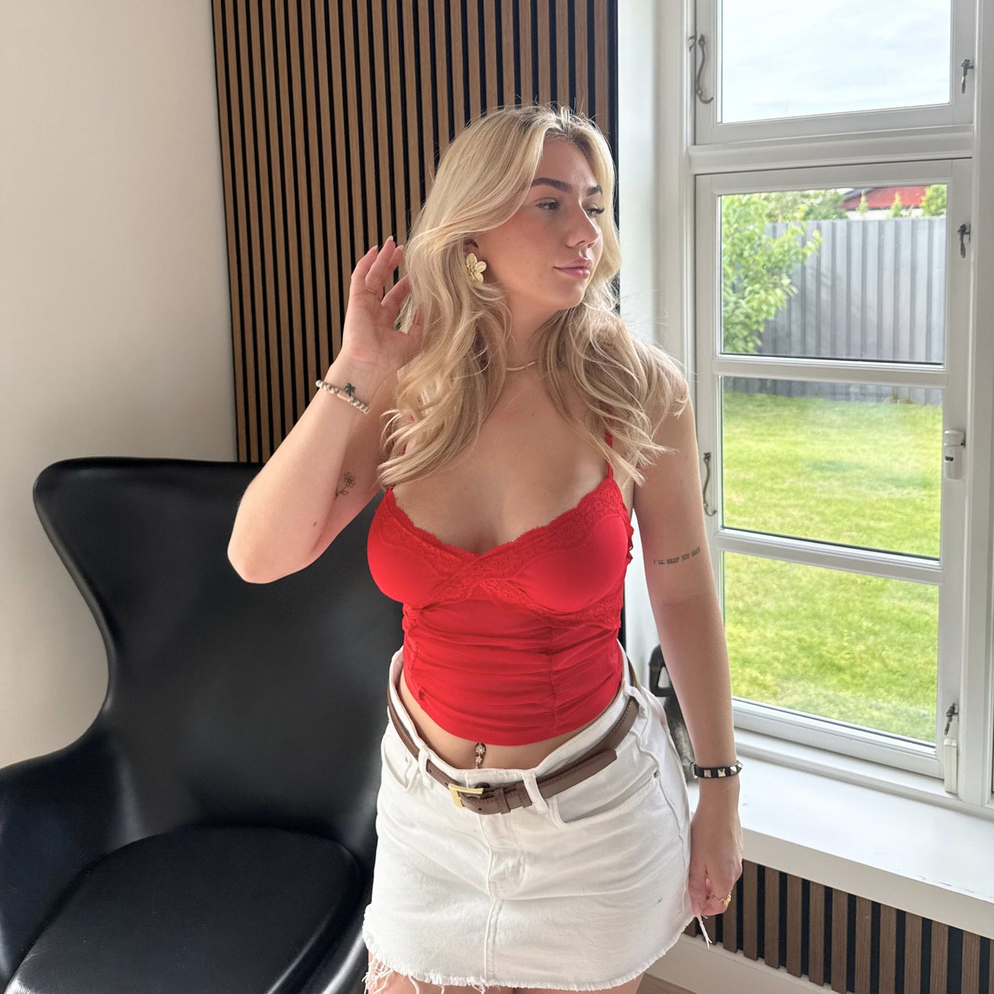 Olivia Blonde Top