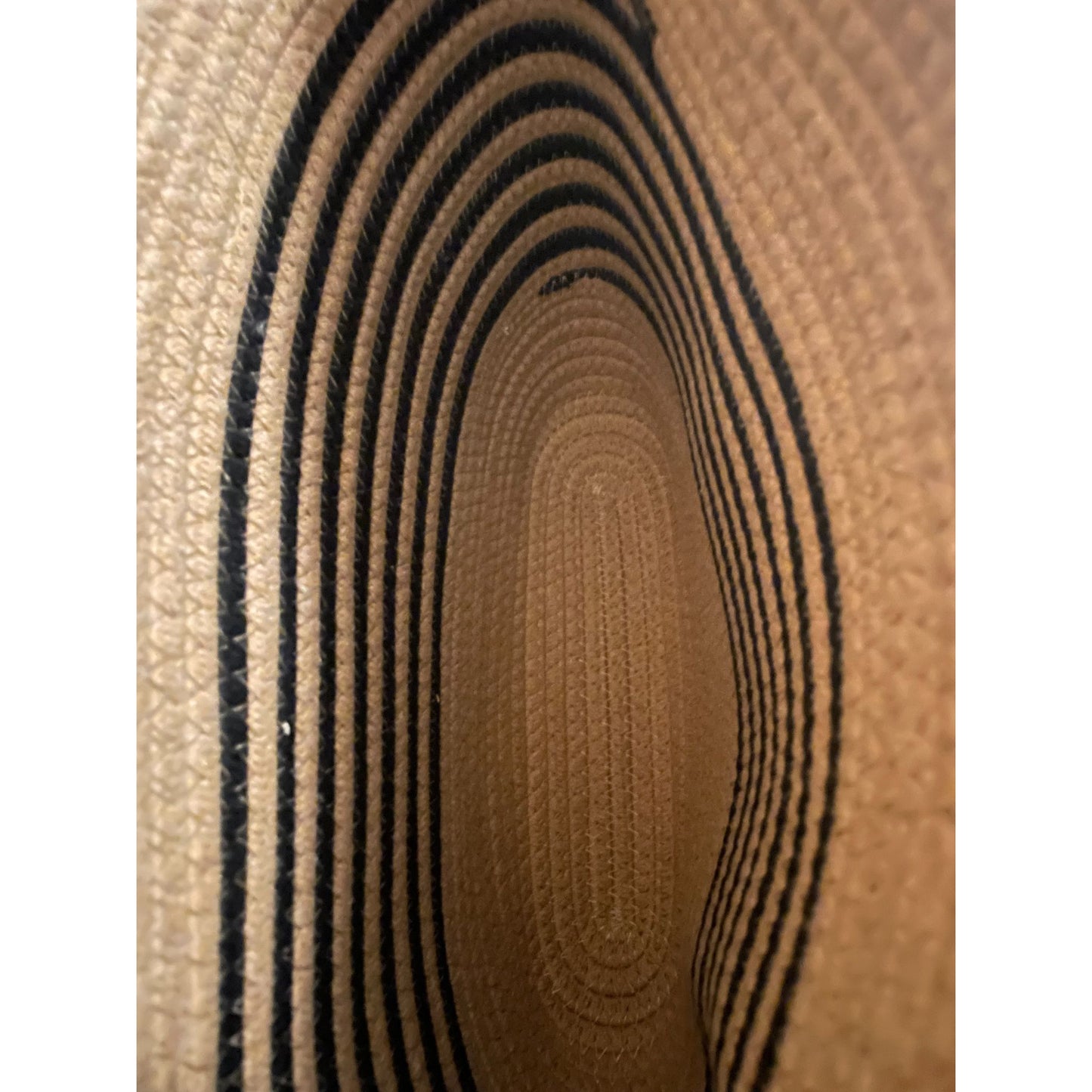 Elvira – Stribet taske i naturmateriale