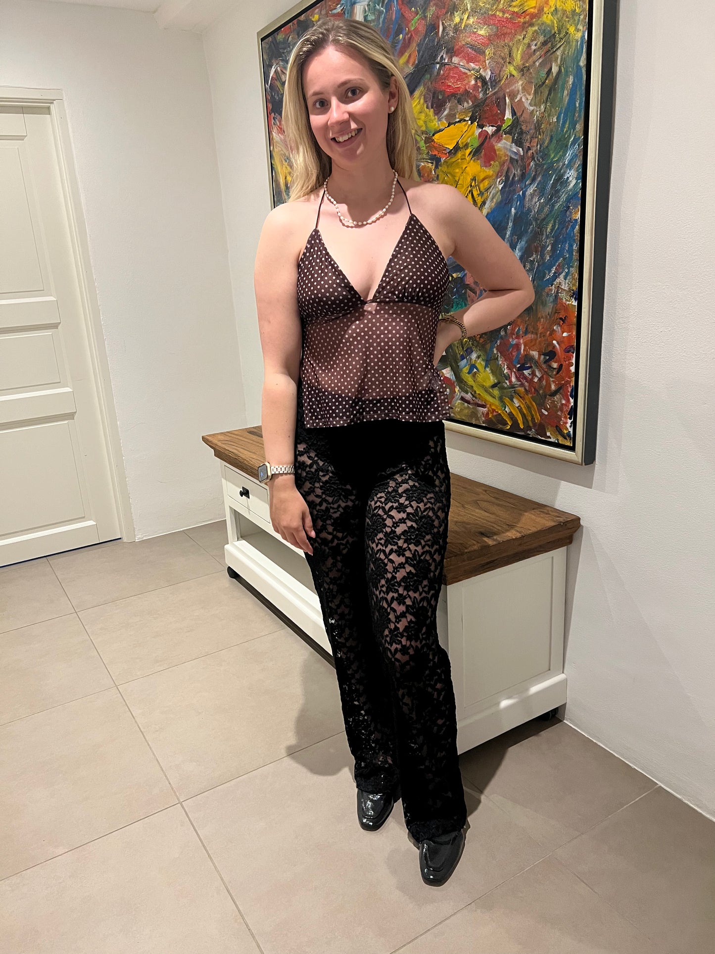 Black lace bushes