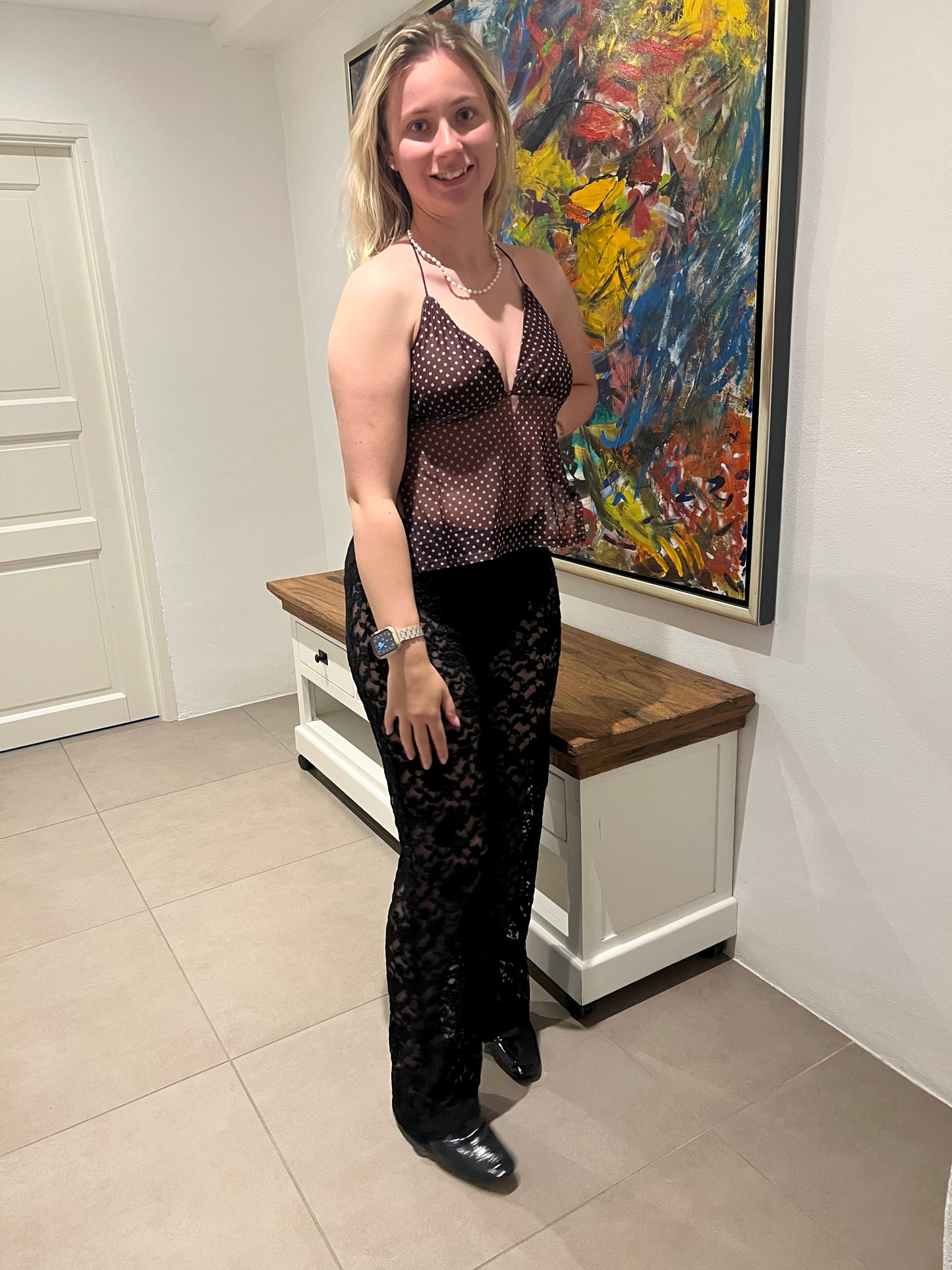 Black lace bushes