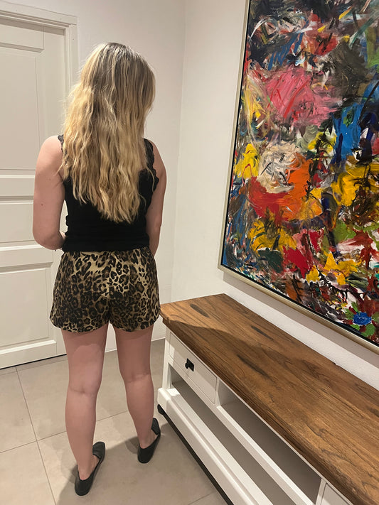 Leopard shorts