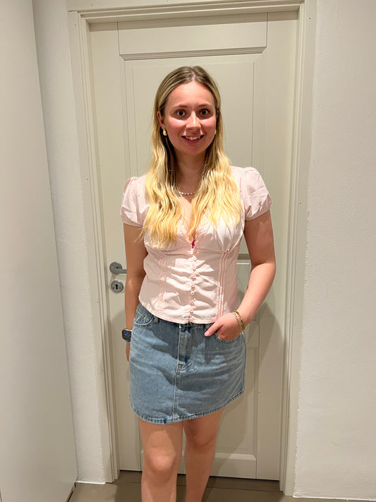 Denim nederdel
