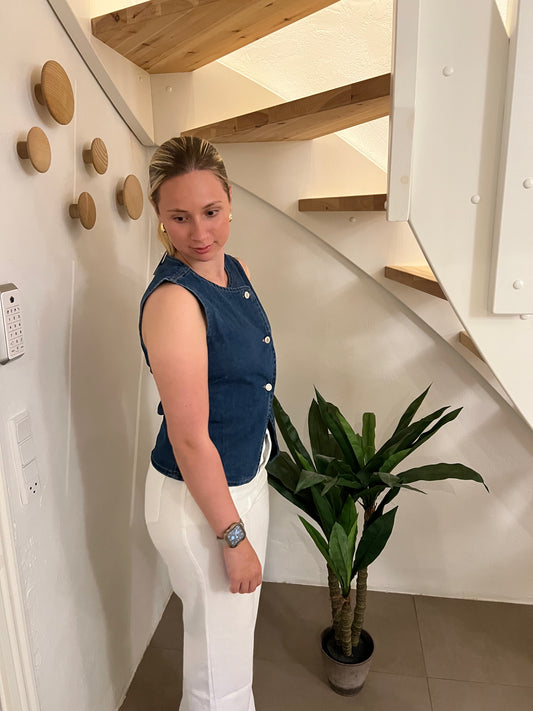 Denim vest