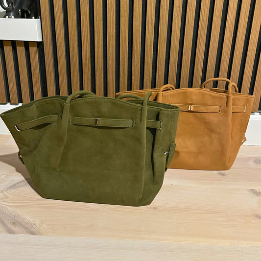 Maja – Elegant taske i ruskind-look